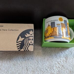 Starbucks 'Pittsburgh' City Mug - Yellow & Gray Design